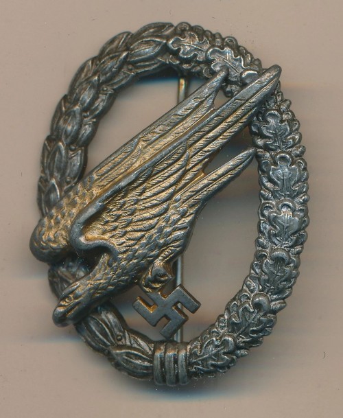 SOLD - Fallschirmjäger Badge by Steinhauer & Lück