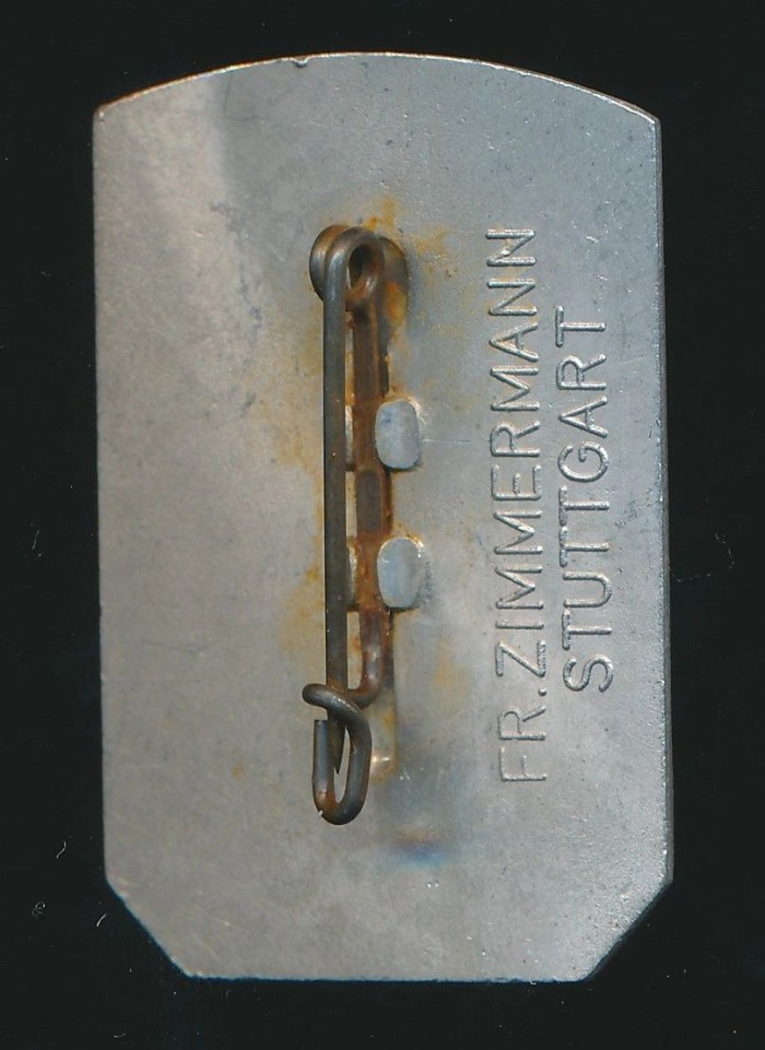 SOLD - Gautag Württemberg Stuttgart 1937 Tinnie - Image 2