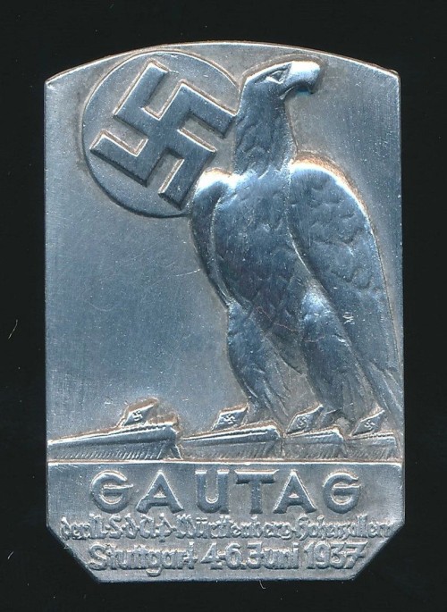 SOLD - Gautag Württemberg Stuttgart 1937 Tinnie