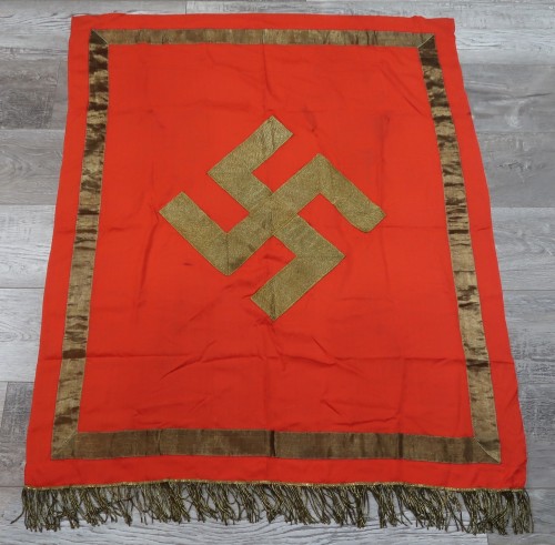 SOLD - Gold Bullion NSDAP Podium Banner