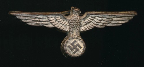 SOLD - Heer Visor Eagle in Tombak