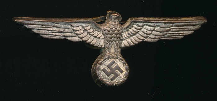 SOLD - Heer Visor Eagle in Tombak