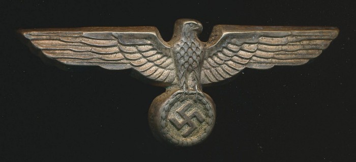 SOLD - Heer Visor Eagle in Tombak