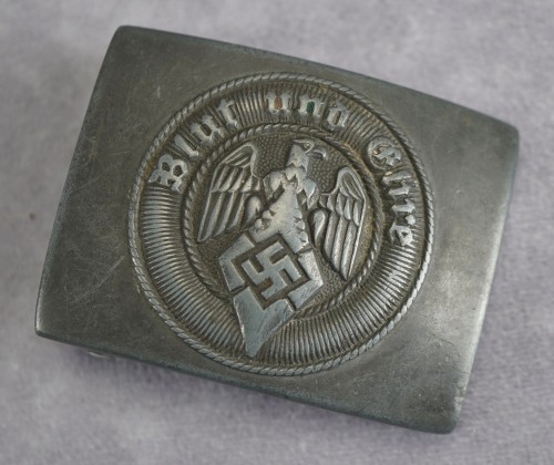 SOLD - Hitler Youth Belt Buckle Produced in Zinc