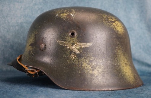 SOLD - M40 Luftwaffe Combat Helmet w/ Camo