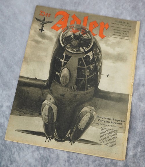 SOLD - RARE English Language Der Adler Magazine Issue