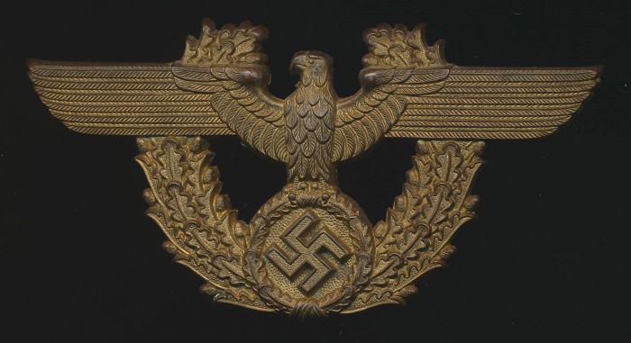 SOLD - RARE Wasserschutzpolizei Cartouche Pouch Eagle