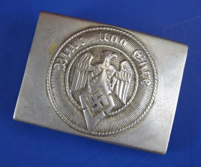 SOLD - RZM Marked Hitler Youth Belt Buckle in Nickel