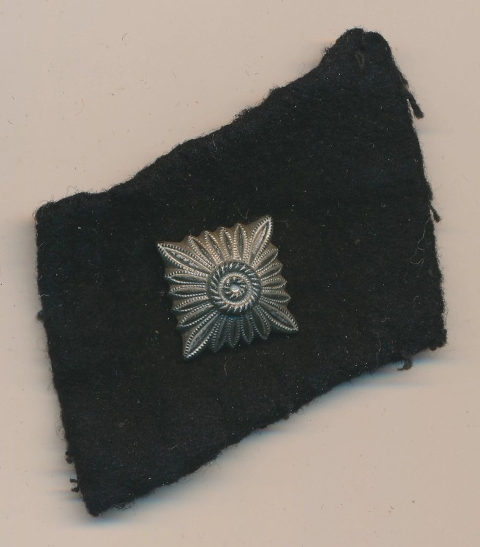 SOLD - Removed SS Unterscharführer Rank Collar Tab