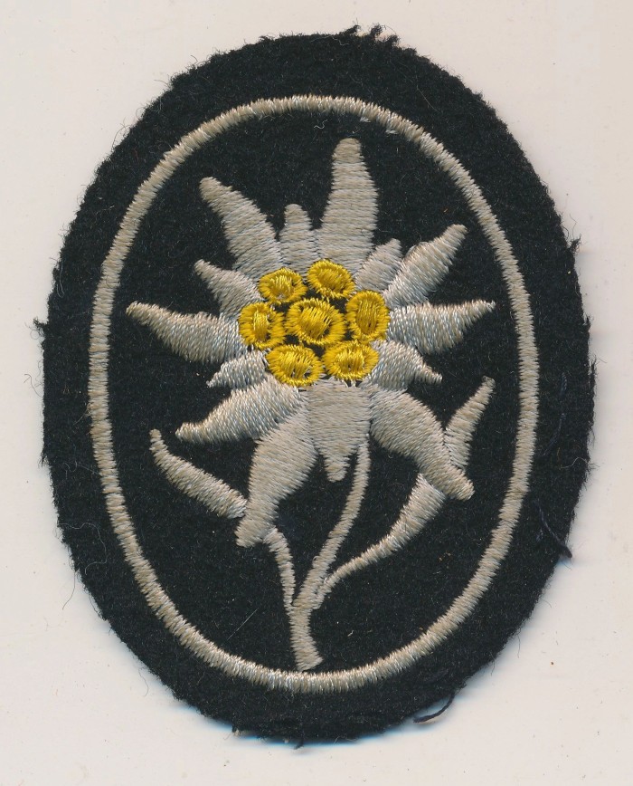 SOLD - SS Edelweiss Sleeve Insignia