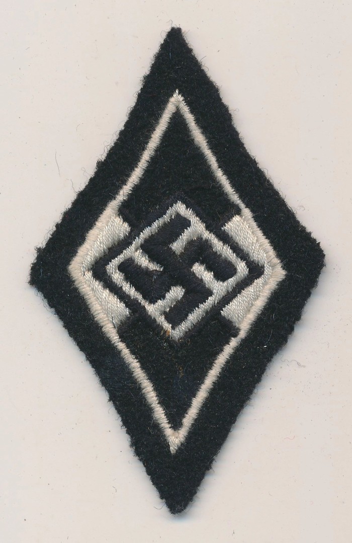 SOLD - SS Former Hitler Youth Personnel Sleeve Diamond