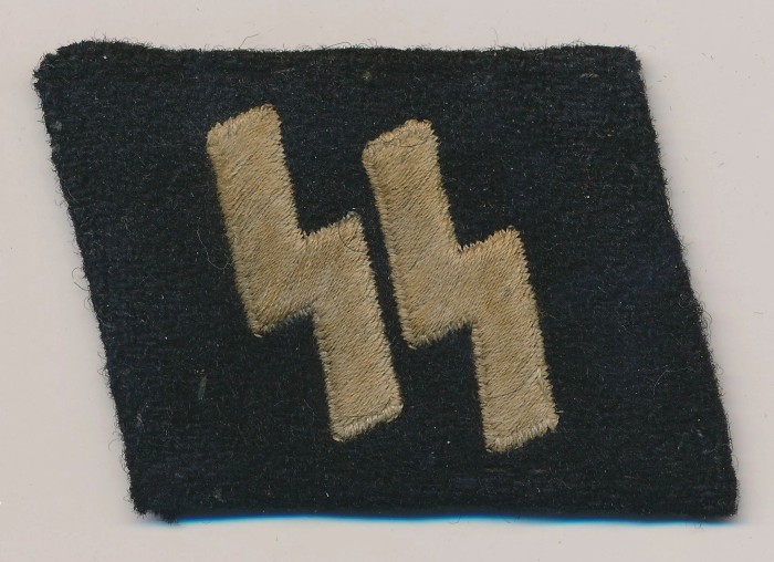SOLD - SS Runes Collar Tab w/ RZM Tag - Image 3
