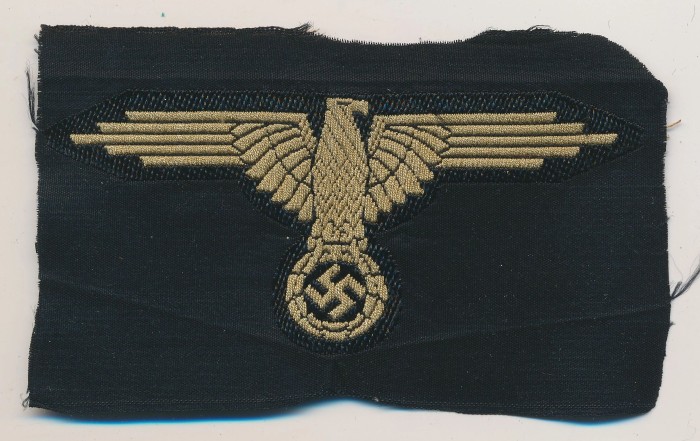 SOLD - Tropical Waffen SS Sleeve Eagle in Bevo