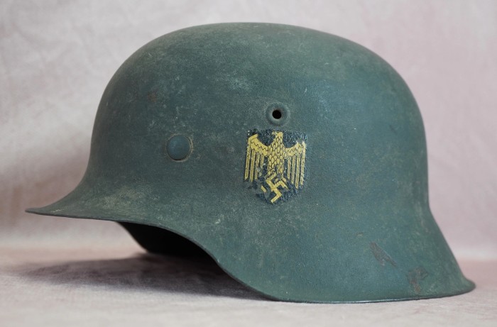 SOLD - ULTRA RARE M42 Kriegsmarine Helmet