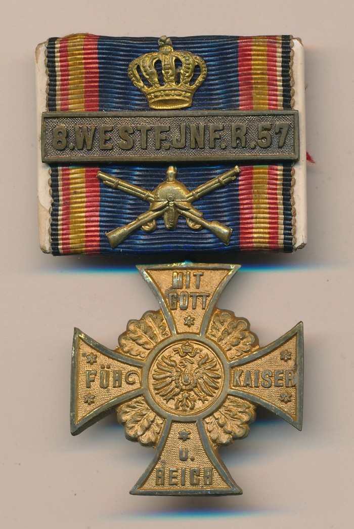 SOLD - Westfalen Veteran Group Medal