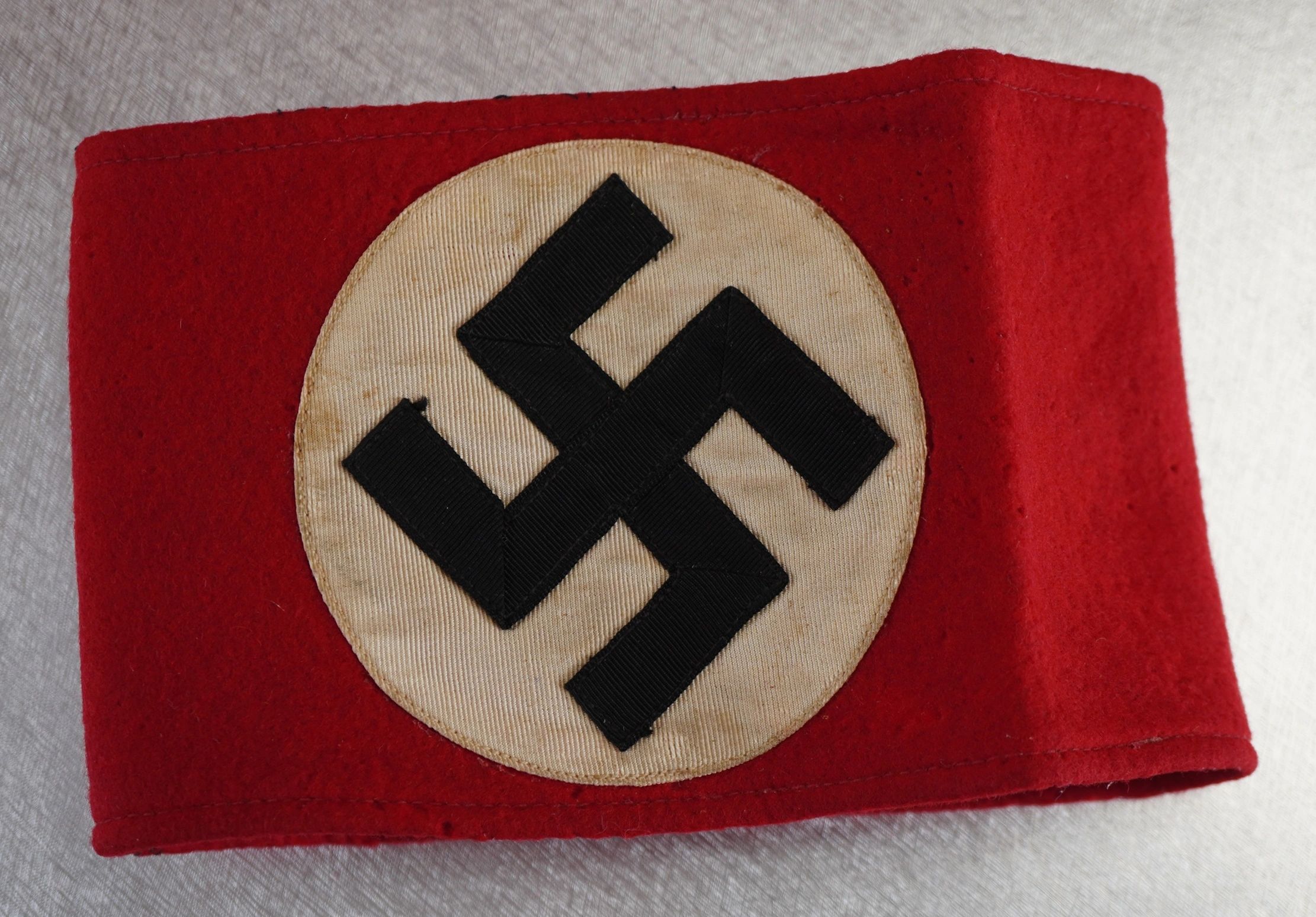 SOLD - Wool Multi-Piece NSDAP Armband w/ RZM Tag - Image 6