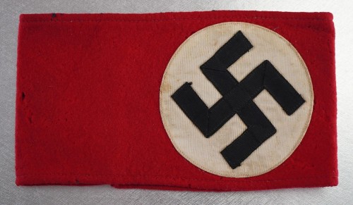 SOLD - Wool Multi-Piece NSDAP Armband w/ RZM Tag