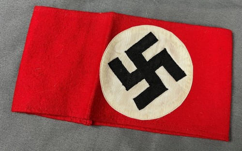 SOLD - Wool Multi-Piece NSDAP Armband w/ RZM Tag