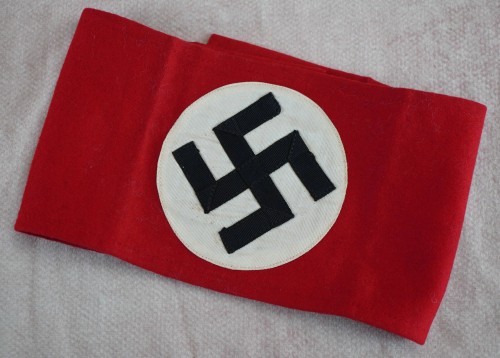 SOLD - Wool Multi-Piece NSDAP Armband w/ SS RZM Tag