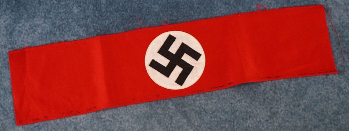SOLD - Wool Multi-Piece NSDAP Armband w/ SS RZM Tag - Image 7
