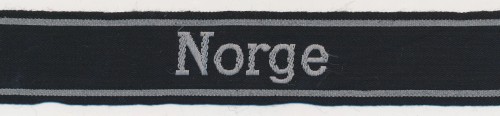 SS Norge Cuff Title in Bevo