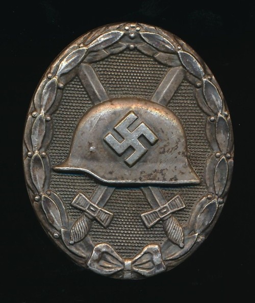 Silver Wound Badge in Tombak