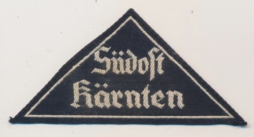 Südost Kärnten BDM District Triangle w/ RZM Tag