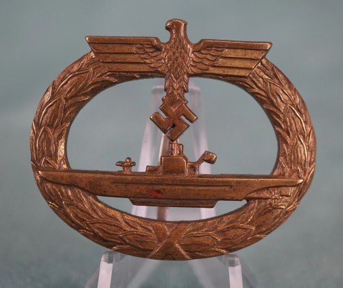 U-Boat Badge in Tombak by Schickle