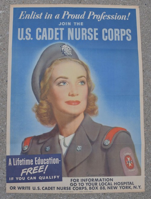 WW2 Join the US Cadet Nurse Corps Poster